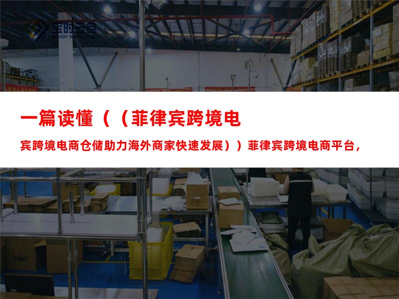 一篇读懂（（菲律宾跨境电商仓储助力海外商家快速发展））菲律宾跨境电商平台，